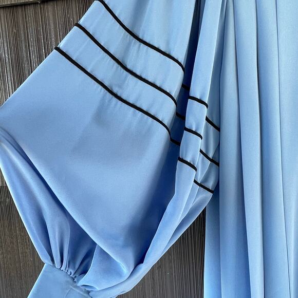 🔥VTG  Murphy Robe Made in USA Priest Clergy Pulpit Choir Blue Robe Zip Front - Picture 7 of 11